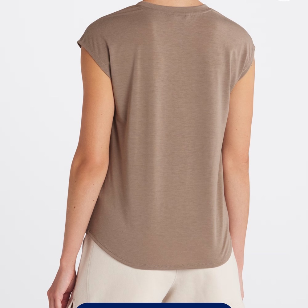 MPG Tan Muscle Tee for Women - Picture 2 of 6